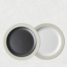 ERATO 토랑 원 접시 중 23cm (블랙, 화이트)