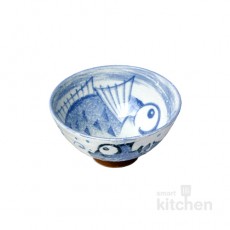 유포코리아 일제 도자기 물고기 대접 (일제-239) 국그릇 / 업소용그릇 / 업소용식기 / 도자기그릇 / 다용도그릇