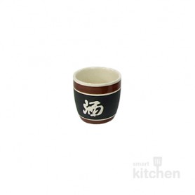 유포 CK-53 도자기 술잔 (흑밤색) 도자기식기 / 업소용컵 / 도자기컵 / 심플컵